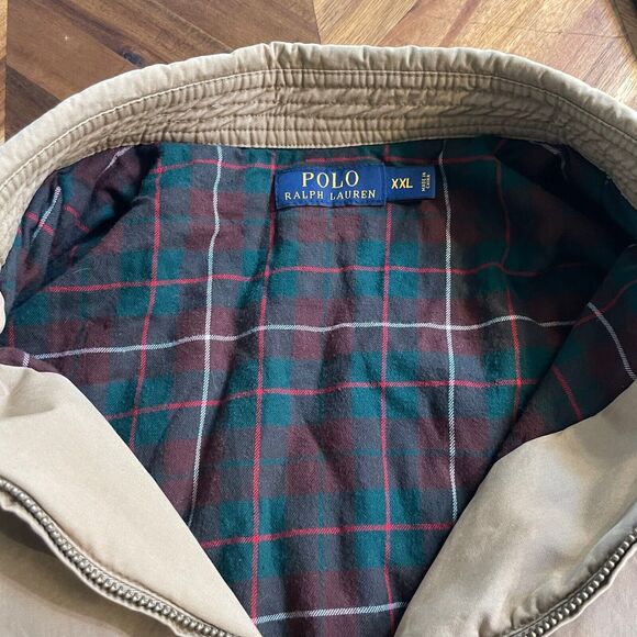 Polo Ralph Lauren Jacket‎ Harrington Bomber Flannel Lined Mens XXL - Picture 3 of 7